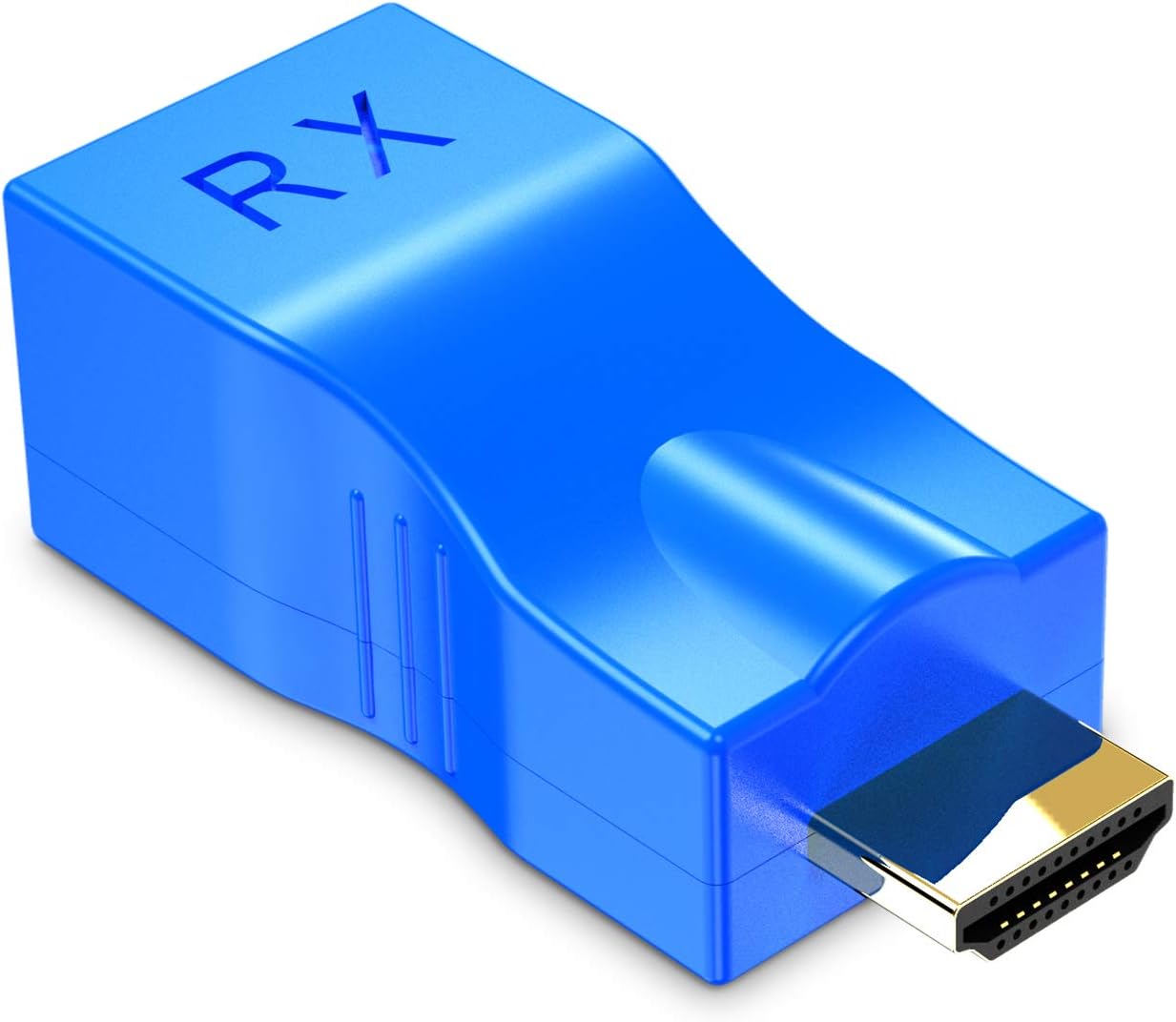 Eanetf 2 RJ45 5e 6 1080p HDMI Repeater, PCS HDMI Extender Transmitter and Receiver Network Over Cat / with Built