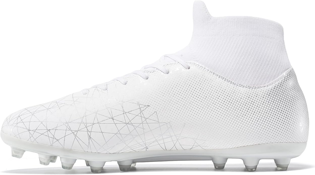 Kids Soccer Cleats High Top Training Youth Football Cleats, Boys Girls Athletic Outdoor