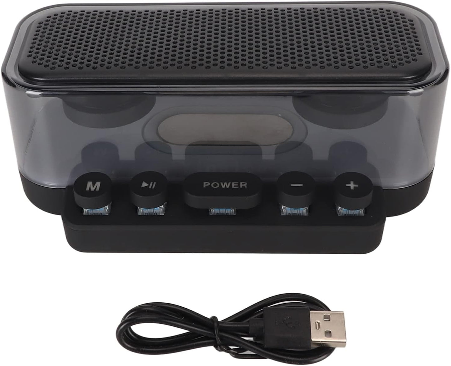 Serounder IPX5 Bluetooth Speaker, Portable Speaker with Stereo Sound, RGB Lights, Mechanical Buttons, Water Resistant