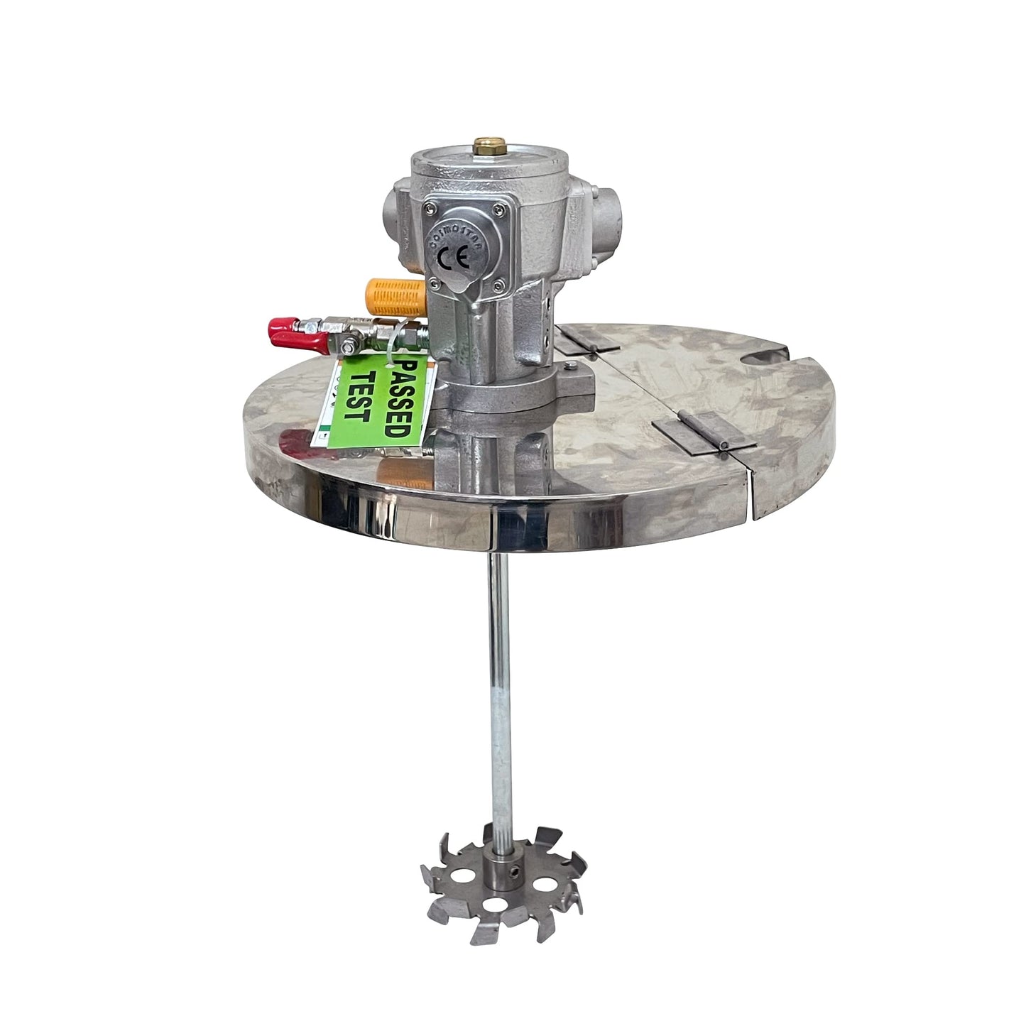 COSMOSTAR Round Cover for European Sized Bucket (13.7" / 35 cm) Pneumatic Pail Agitator Paint Mixer | European Sized Bucket Mixer | Pneumatic Bracket Mixer | Paint Agitator(RC40)