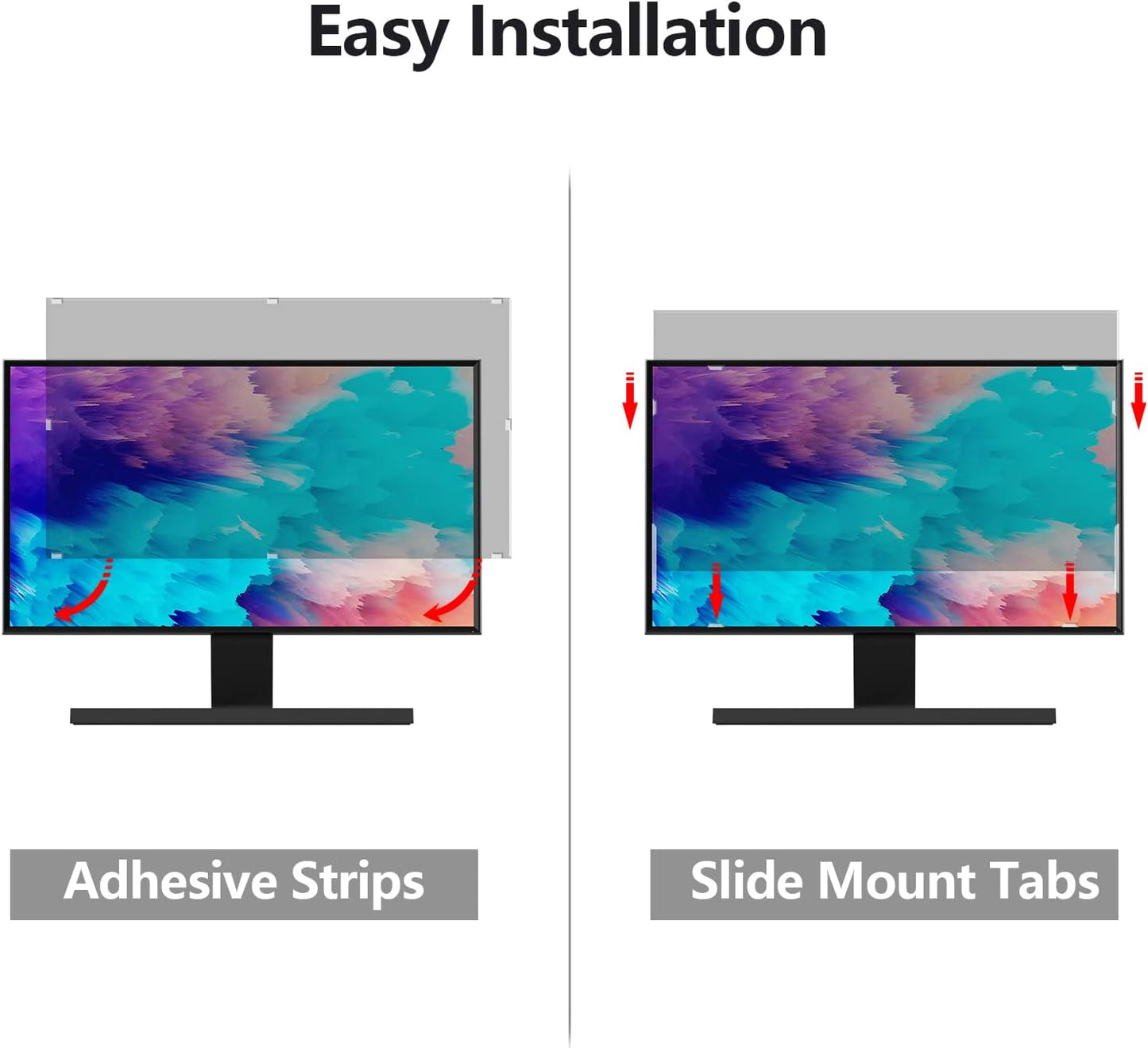 27 Inch 16:9 BenQ(27" 16:9 1 Pack) Computer Privacy Screen Protector with Hp Dell Acer Asus Samsung LG and More