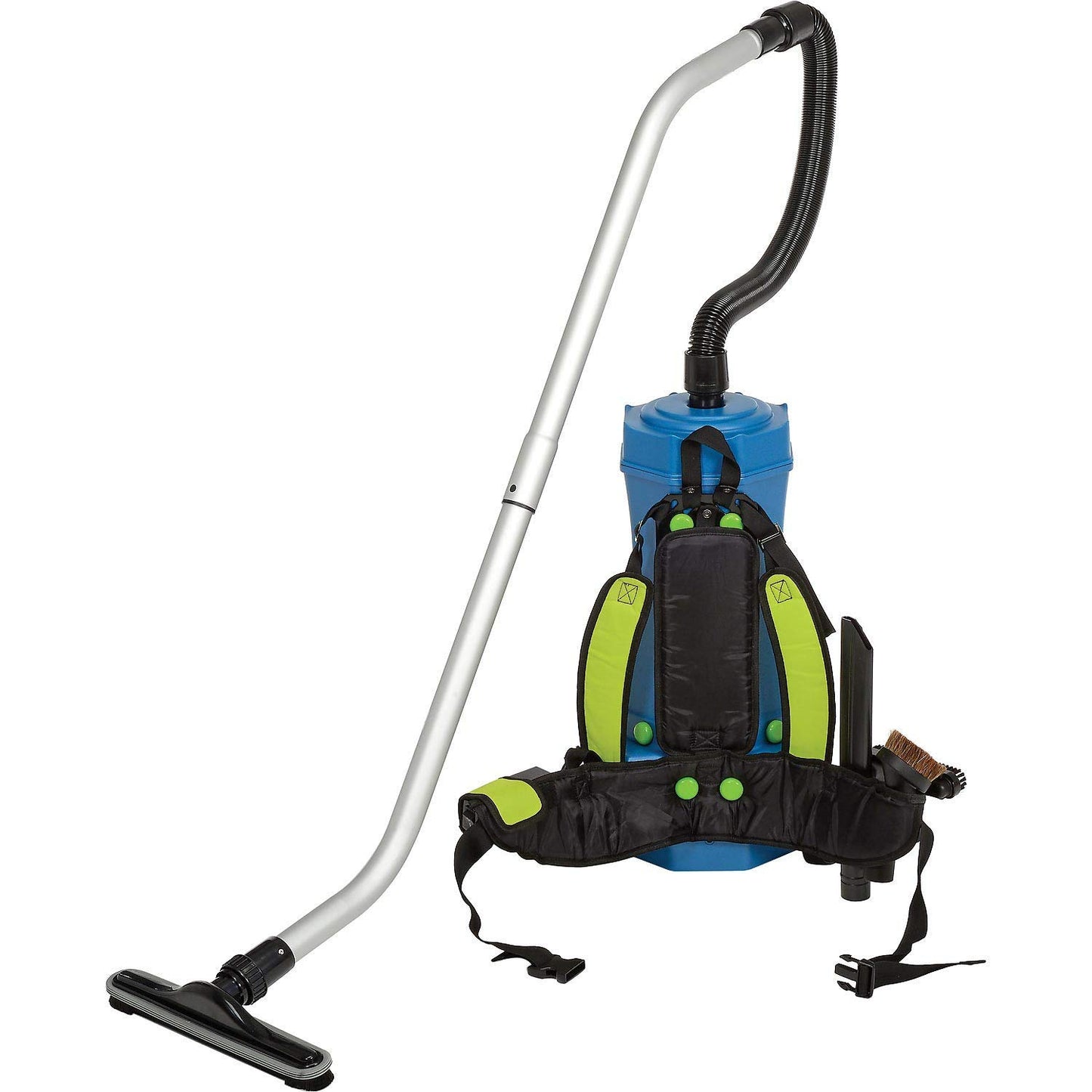 Global Industrial Commercial HEPA Backpack Vacuum with 8-Piece Tool Kit, 1-1/2 Gallon Capacity, 1500 Watt, 120V, 50'L Power Cord, Lightweight & Quiet 63 dB