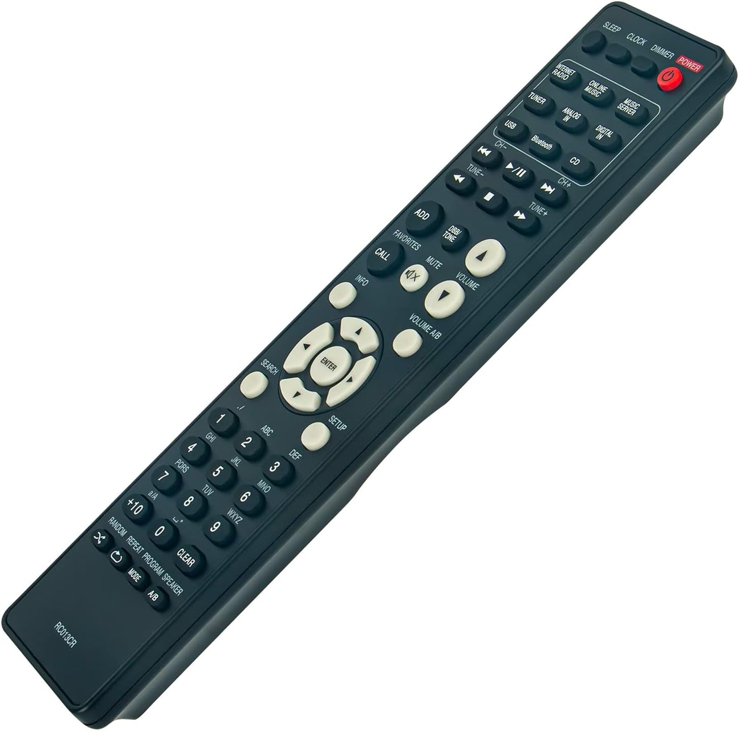 ECONTROLLY RC013CR M-CR611 M-CR611U Replacement Remote Control Compatible for Marantz Car Receiver Network CD Receivers