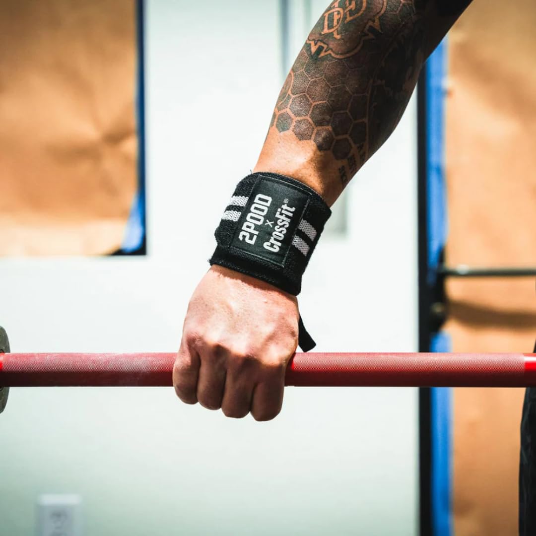 2POOD Wrist Wraps for Weightlifting Powerlifting, Weightlifting, Cross Training, Bodybuilding for Men and Women (Charcoal)