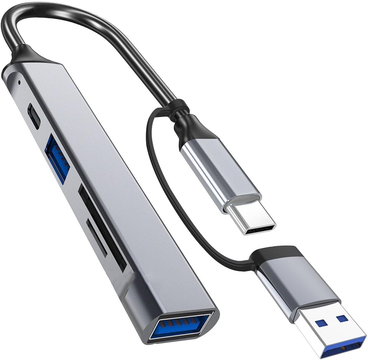 YUGSHNKFC 5 1 USB C Hubs in USB C/USB Adapter Docking Station with USB Port USB C Port Memory Card USB C Adapter