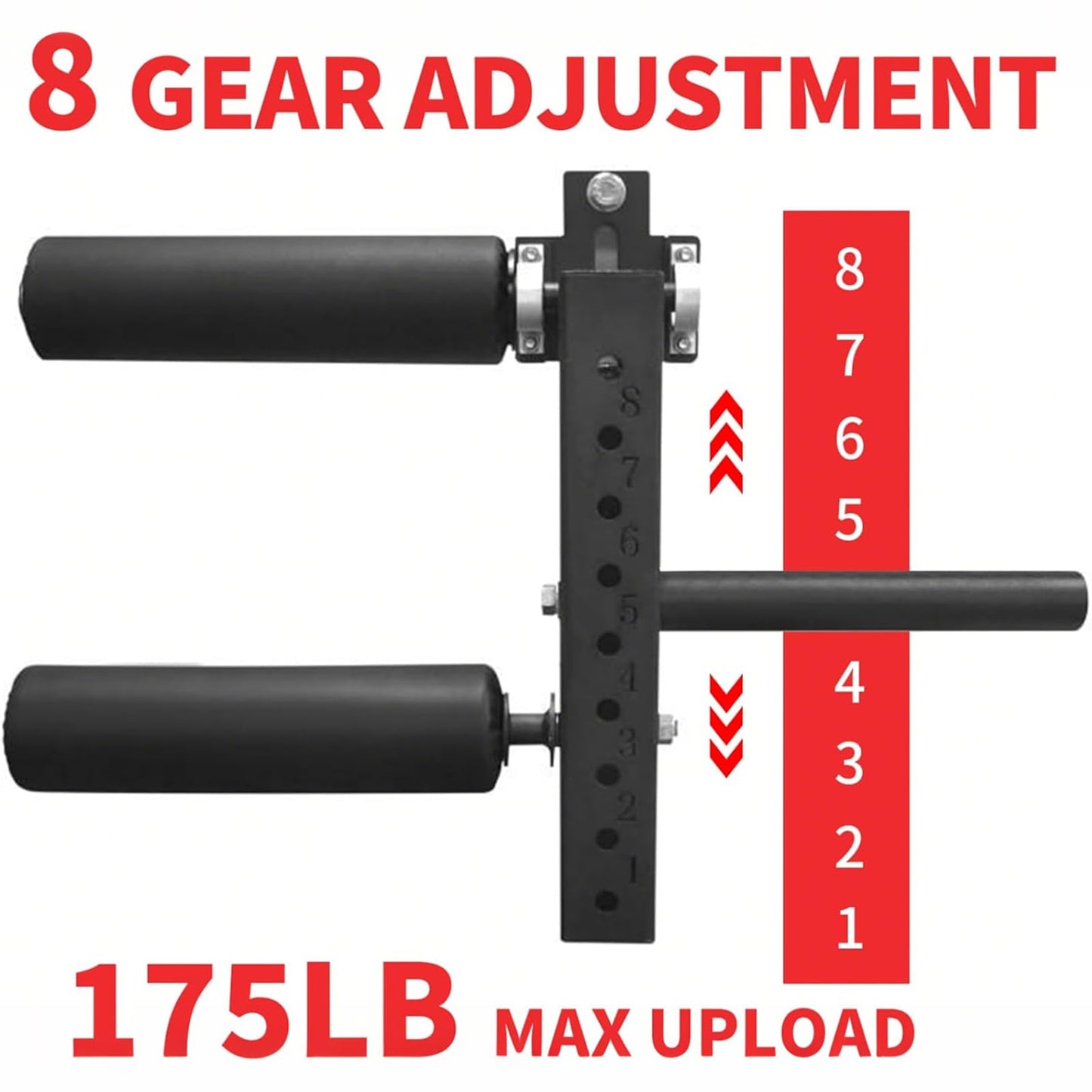 MARLANG Leg Extension and Curl Machine for Power Rack Attachments, Leg Extension Attachment for Home Gym, Leg Curl Attachment for Workout Equipment (5/8" / 16mm Hole)