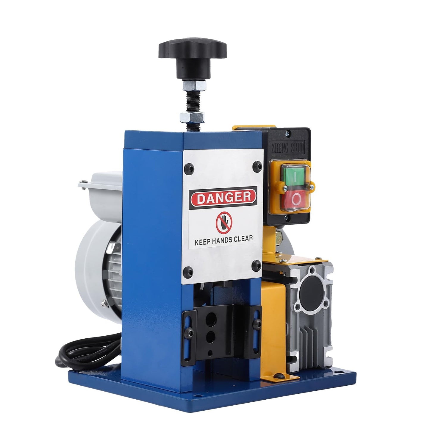 Automatic Wire Stripping Machine for 0.06"-1" Copper Wires, Wire Stripping Machine Tool for Scrap Copper Recycling, Motorized Wire Stripper Tool for 7/0-15 AWG