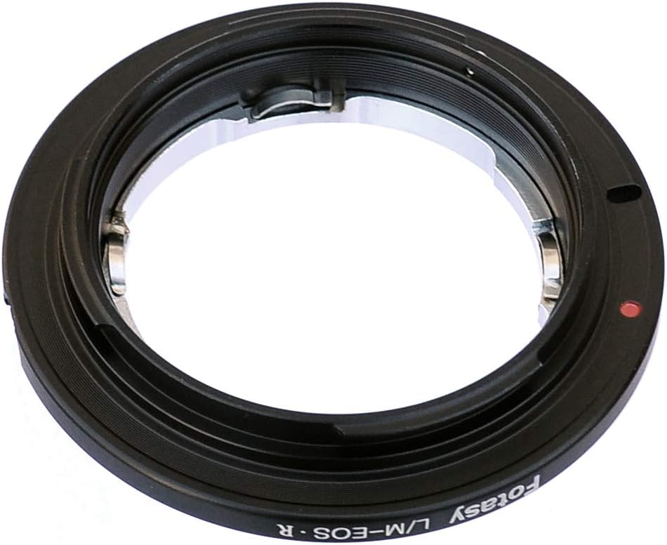 Fotasy R5 R6 Leica M Lens to Canon RF Mount Metal Adapter, LM EOS R Adapter Ring, fits Leica M LM Lense & Canon EOS R