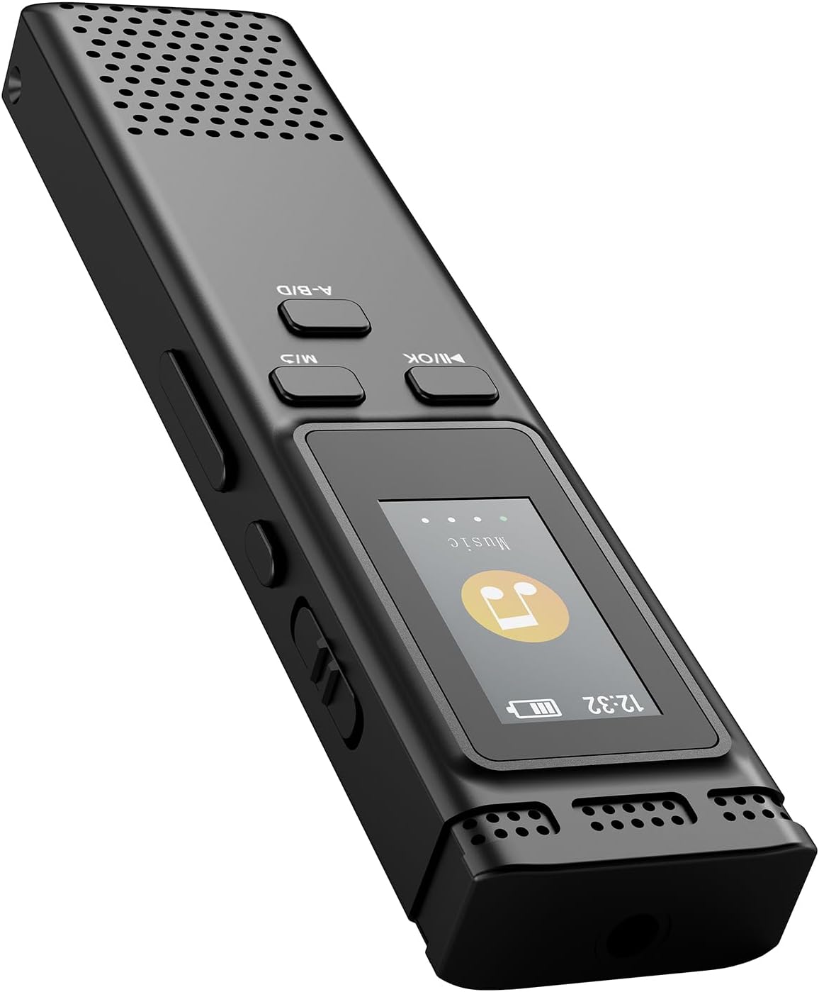 Haoyull 8/32/64GB MP3 Portable Digital Voice Recorders with Noise Reduction, USB Charging, Playback for Lectures