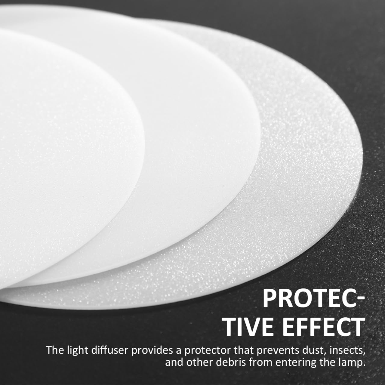 5.3 Inch 6 5 Inch TEHAUX Lamp Shade Diffuser Disc Pcs, Anti Glare Acrylic Light Diffuser Sheet for Pendant Lights