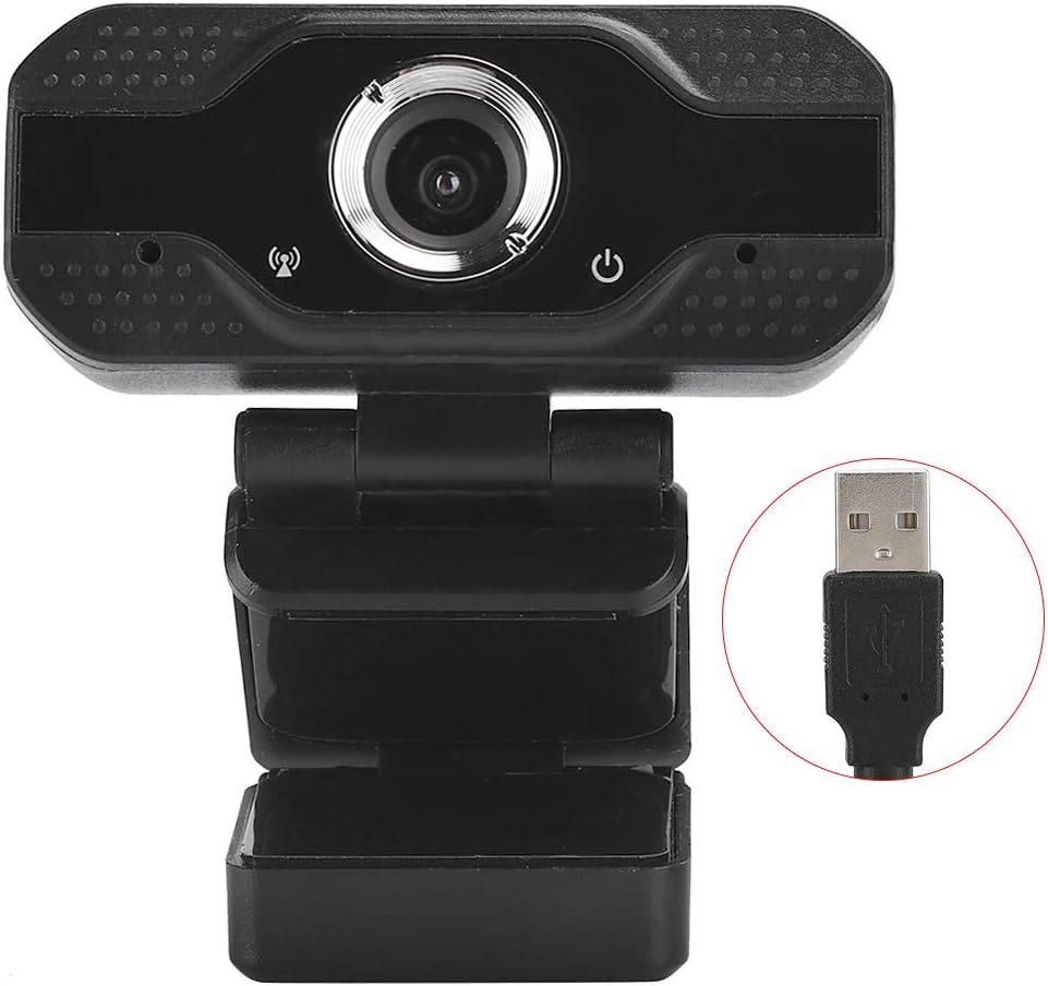 Serounder 1080P 30FPS Webcam, FHD USB Computer Camera with Built-in Microphone and Noise Reduction for Video