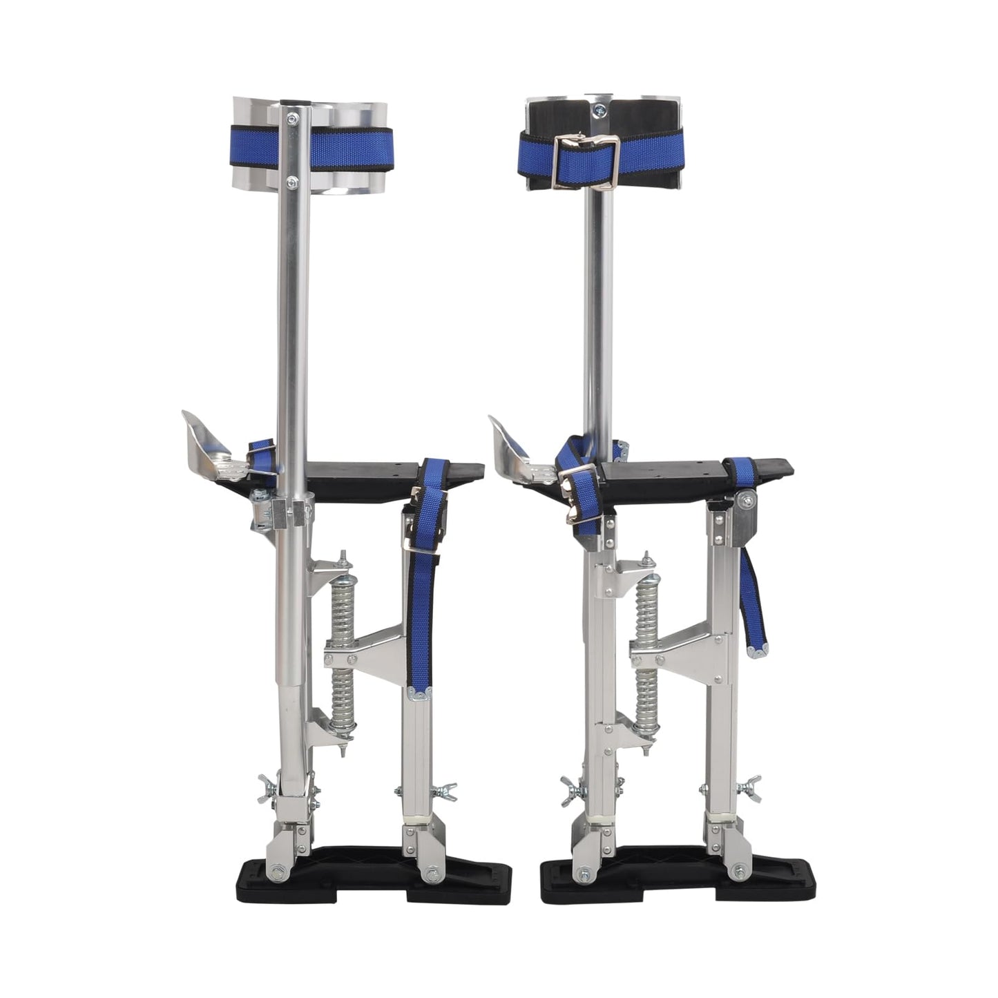 BIGREAT Silver Drywall Stilts 15-23 Inch Height Adjustable Lifts Aluminum Tool for Painting Finishing Pruning Branches Cleaning