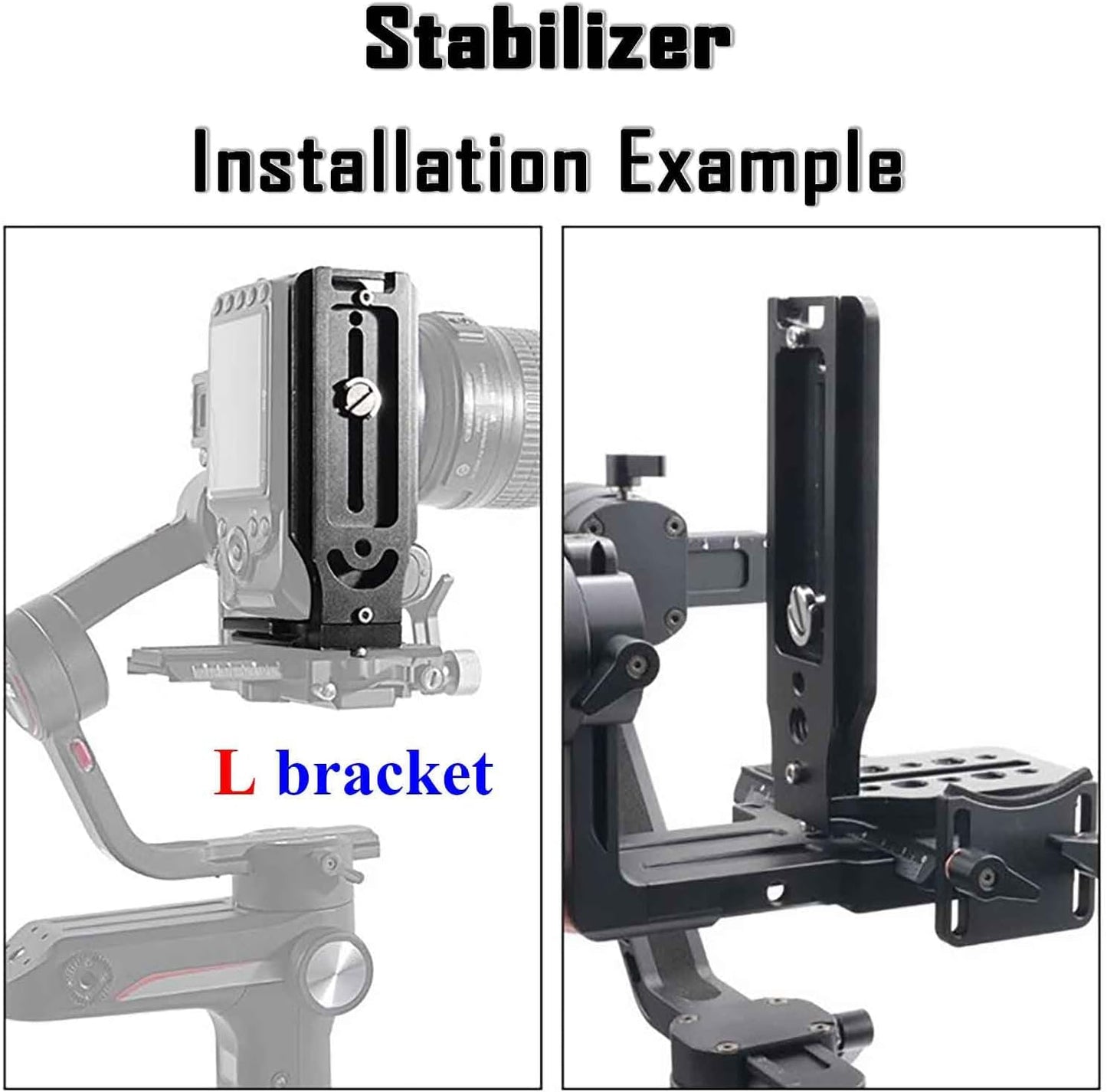 Sxbinyouli DSLR Camera L Bracket,Vertical Camera Mount,Quick Release Plate for Horizontal Vertical Photography