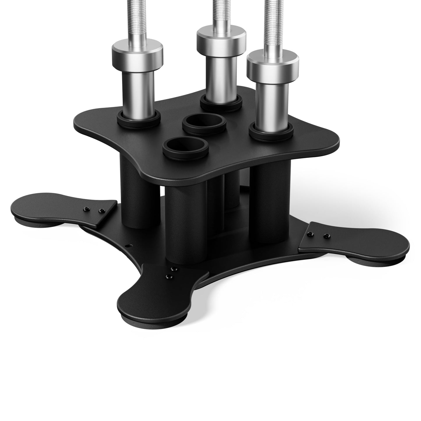 Vertical Barbell Holder for 2-Inch Olympic Bars – Bar Storage Rack for Barbells, Curl Bars, Triceps & Hex Bars