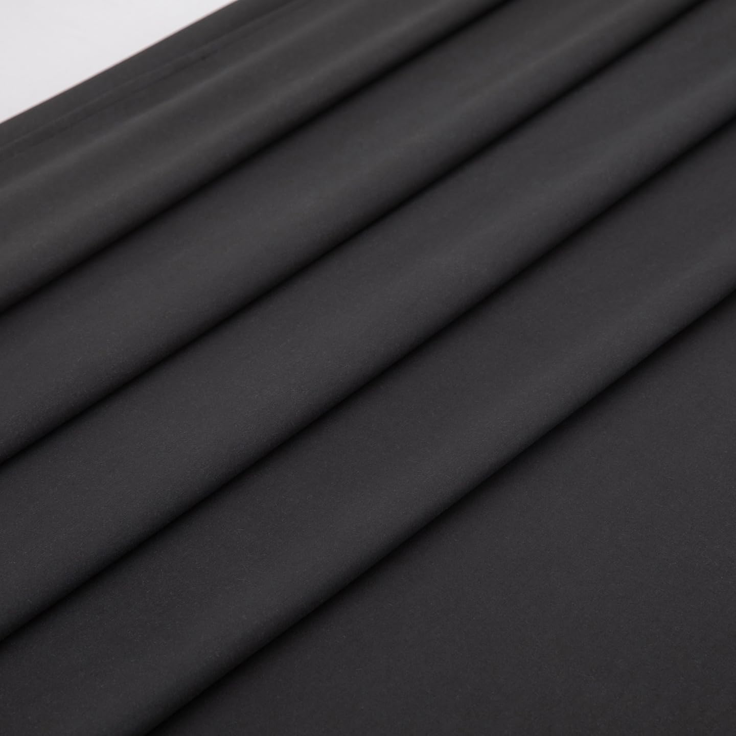 Twin Flat Sheet Only，66x96Inch Black - Ultra Soft Breathable Brushed Microfiber Top Sheet - Hotel Quality & Wrinkle-Free - Shrinkage, Fade Resistant - Easy Care Twin Sheets