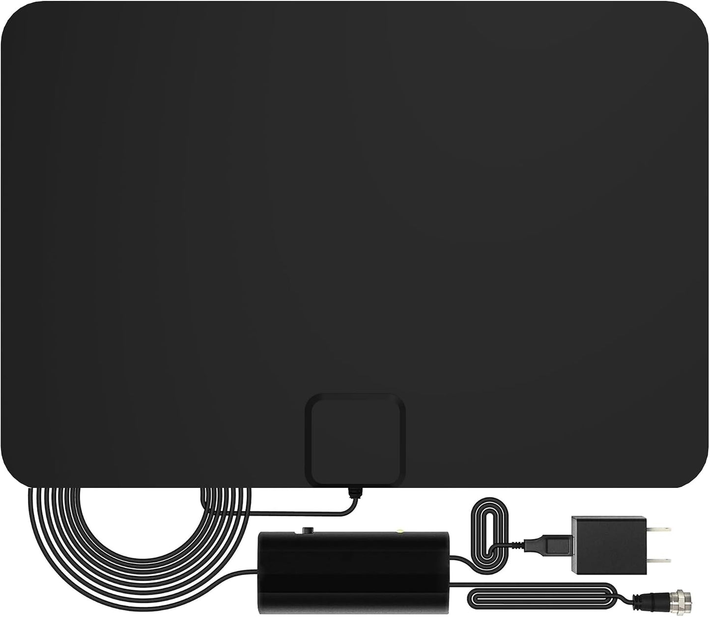 AIRLEGANT 4K 1080p 16ft TV Antenna Indoor - Long Range for Local Channels - HDTV Antenna Supports & Smart TV