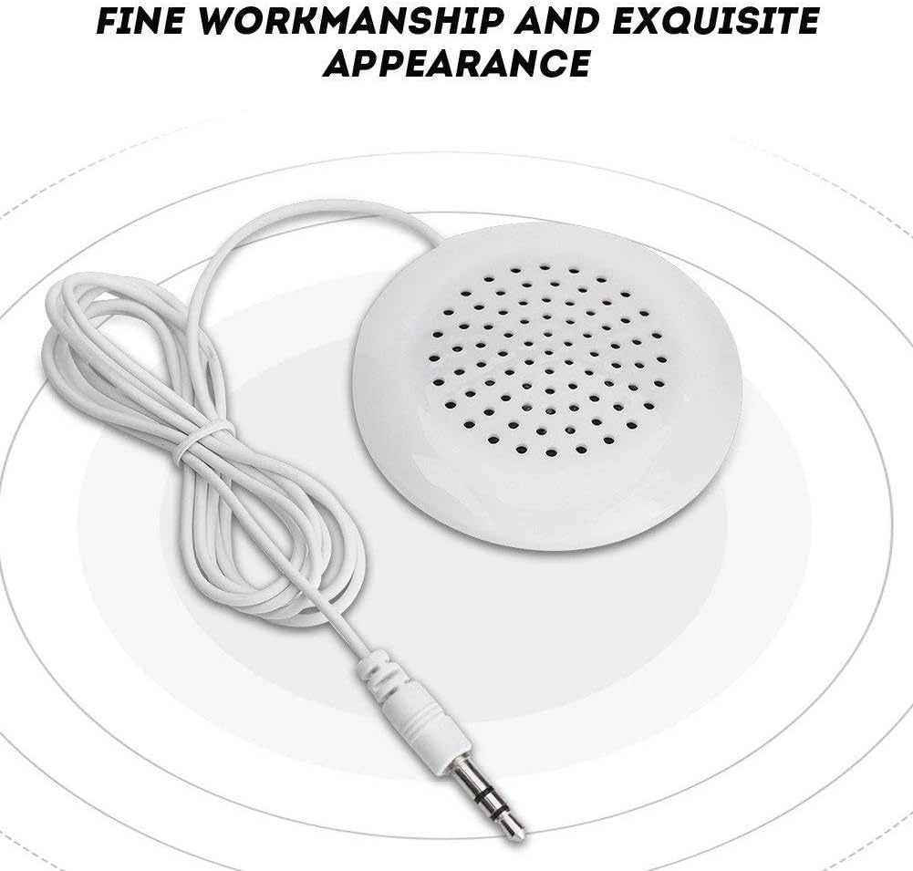 Ciglow 3.5mm MP3, MP4, Mini Speaker, DIY Portable Pillow Speaker with Stereo Sound HiFi Speaker for CD Player, Mobile