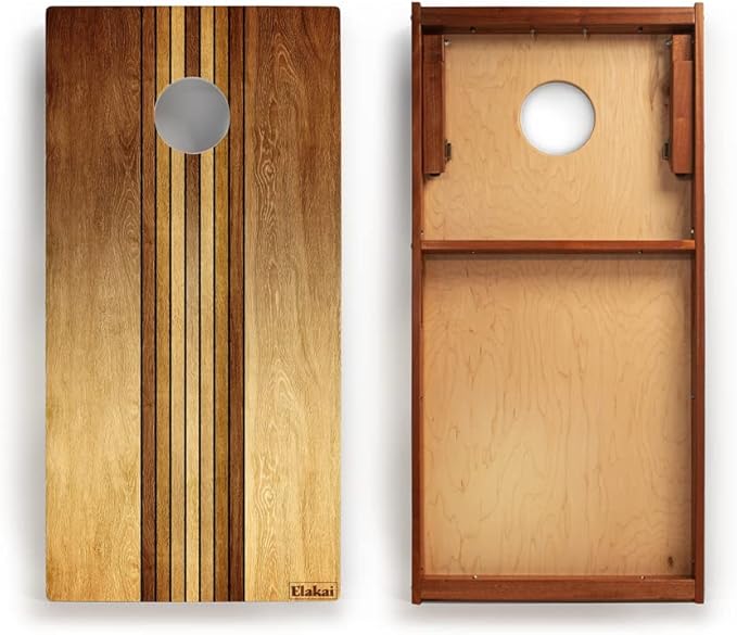 Elakai Retro Woody Series Premium Regulation Cornhole Boards 2x4