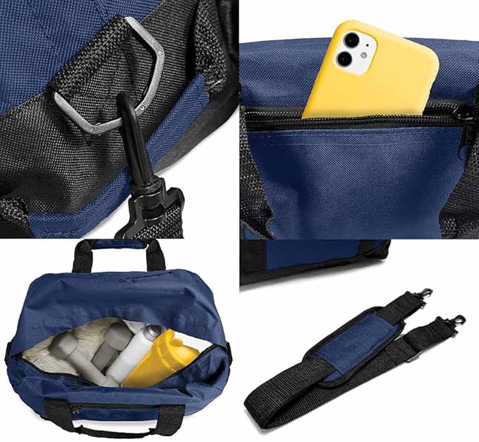 DALIX 14" Small Duffle Bag Two Toned Gym Travel Bag