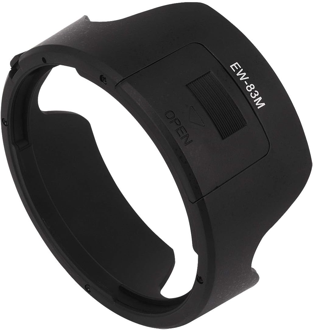 24-105mm f3.5-5.6 EW-83M Haoge Bayonet Lens Hood for Canon EF is STM Lens Replaces Canon