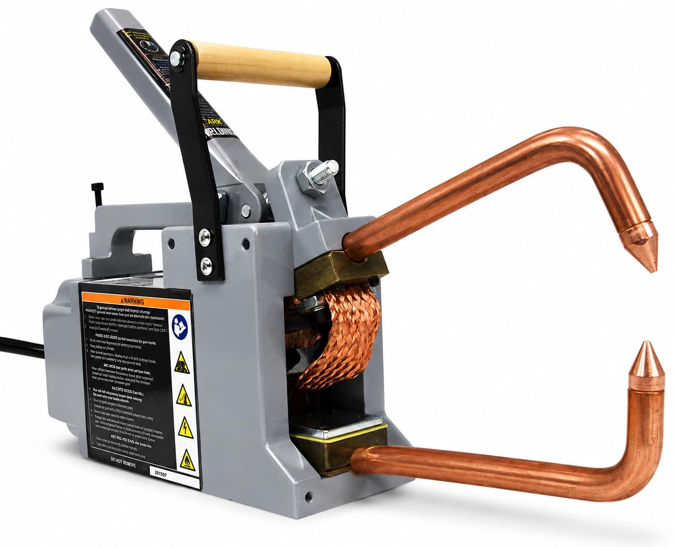 Stark USA Portable Spot Welder 1/8" Electric Single Phase Handheld Welding Tip Gun Handle Weld Spot 110V 6" Throat Depth Metal Sheet Spot Welding Machine