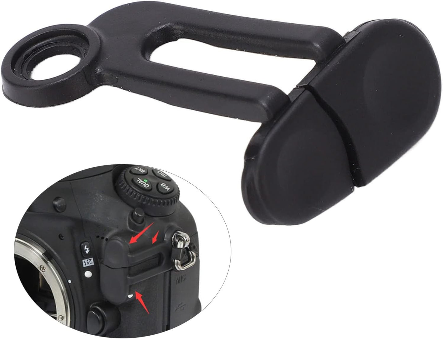 D800 D800E Shutter Cable Rubber Top Cover Lid for Cameras