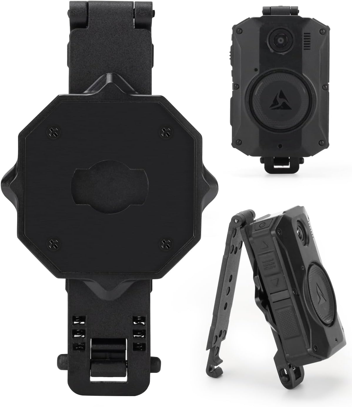 WEIGUZC 2/3/4 Molle Camera Mount Compatible with Axon Taser Body Camera - Lightweight Aluminum Molle Holder