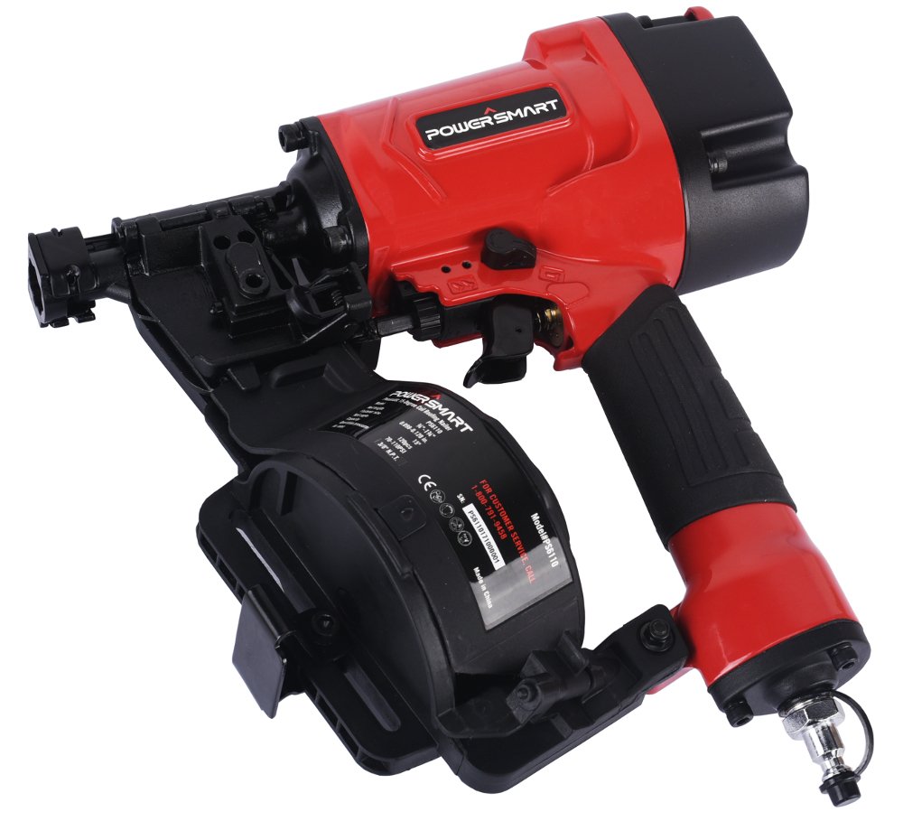PowerSmart PS6110 Pneumatic 15-Degree Coil Roofing Nailer
