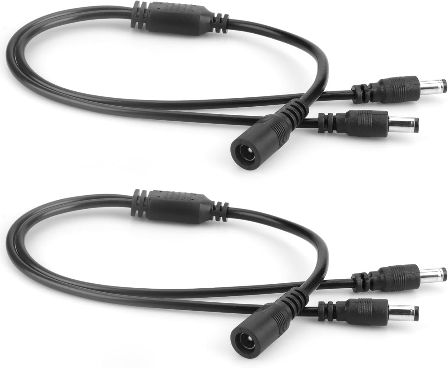 VWEICYY 2 1 2 2.1 5.5MM PCS to Way DC Power Splitter, DC Splitter, * Power Splitter for CCTV Security Camera LED Strips