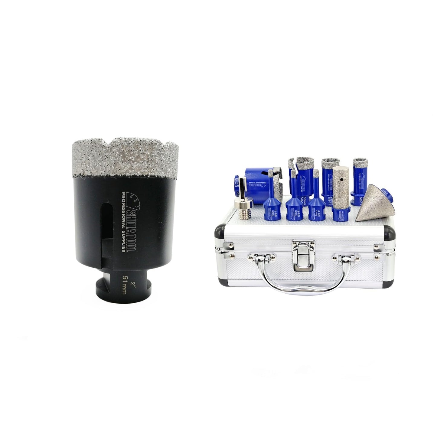 SHDIATOOL Diamond Core Drill Bits for Porcelain Ceramic Tile Marble Brick Vacuum Brazed Hole Saw