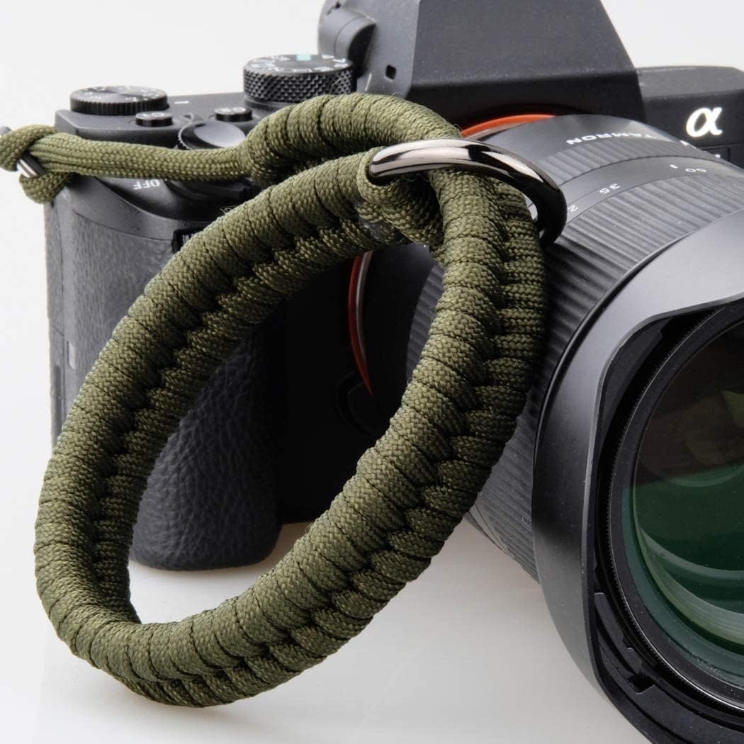 AQAREA Quick Release Wrist Strap for DSLR and Mirrorless Cameras - Green
