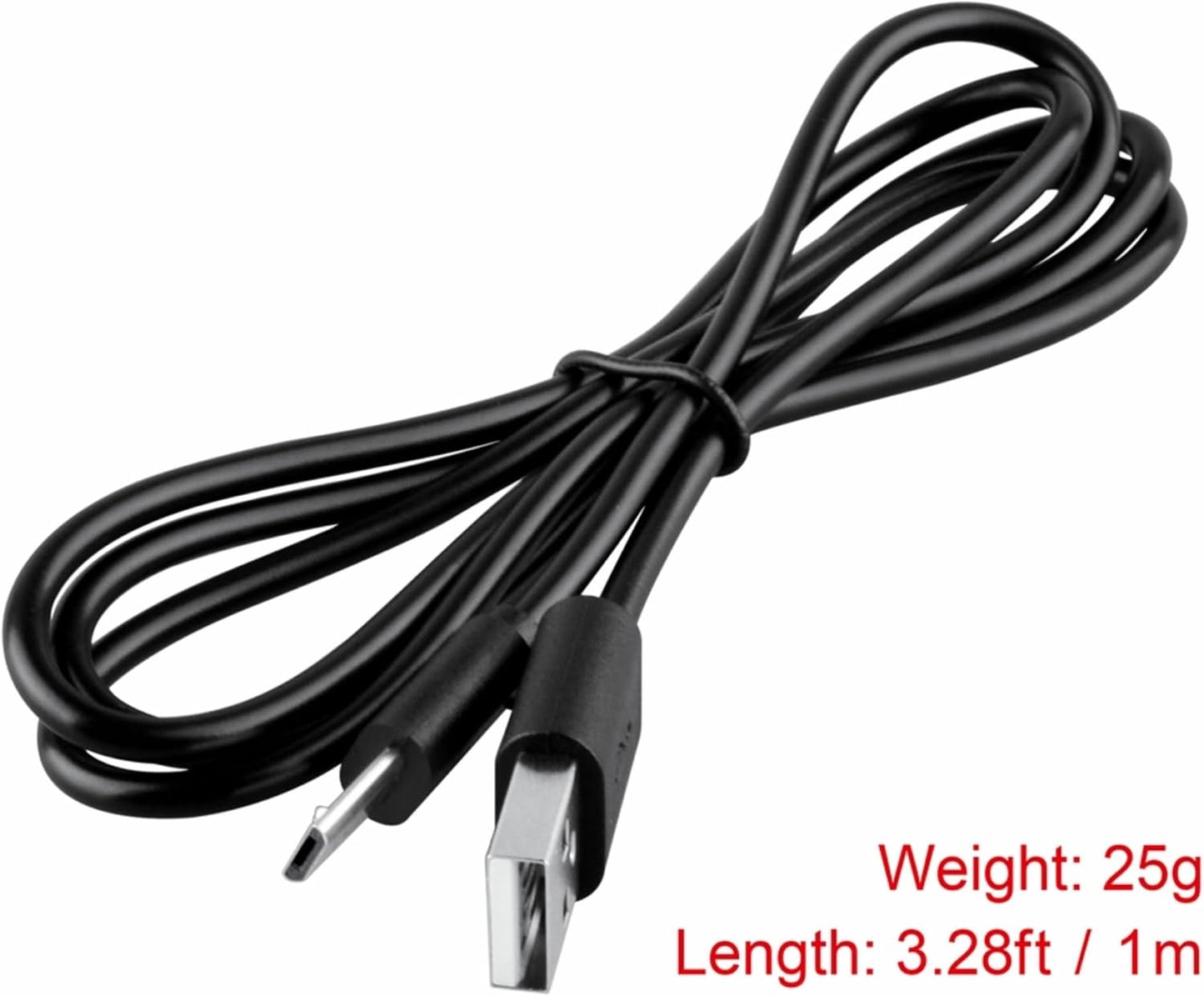 Beudsa ChargN 10mm DC Extra Long Tip Micro USB Charger Cable Cord Compatible with Charging Power Bank