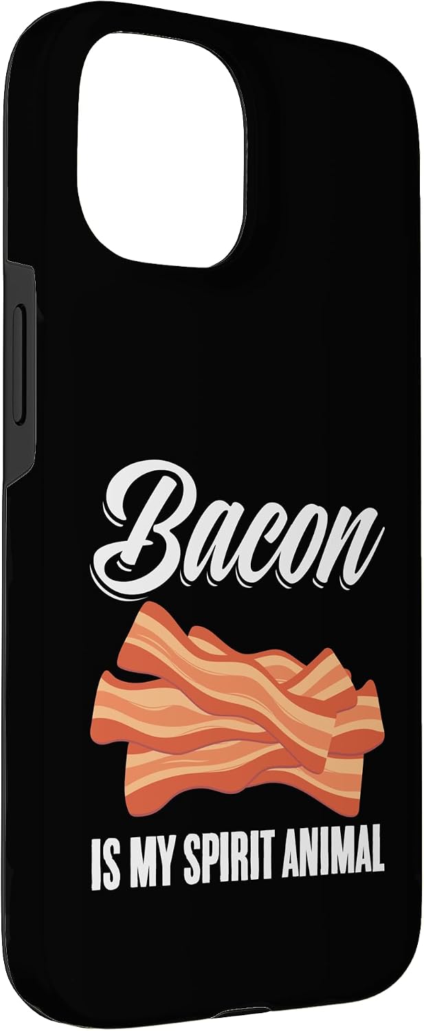 Bacon Is My Spirit Animal Bacon Lover 15 Bacon Is My Spirit Animal Meat Funny Breakfast Bacon Case for iPhone