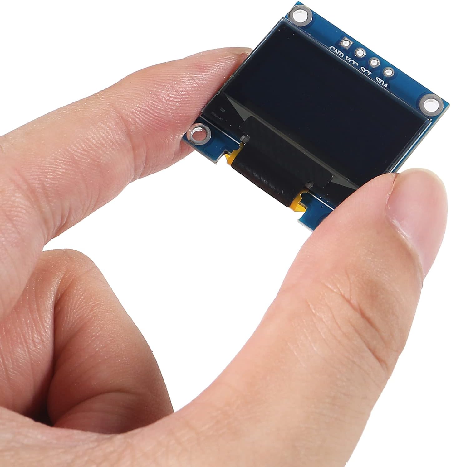 DWEII 6PCS I2C 128X64 0.96 Inch SSD1315 R3 OLED Display Module IIC Display Module Yellow Blue Two-Color Display