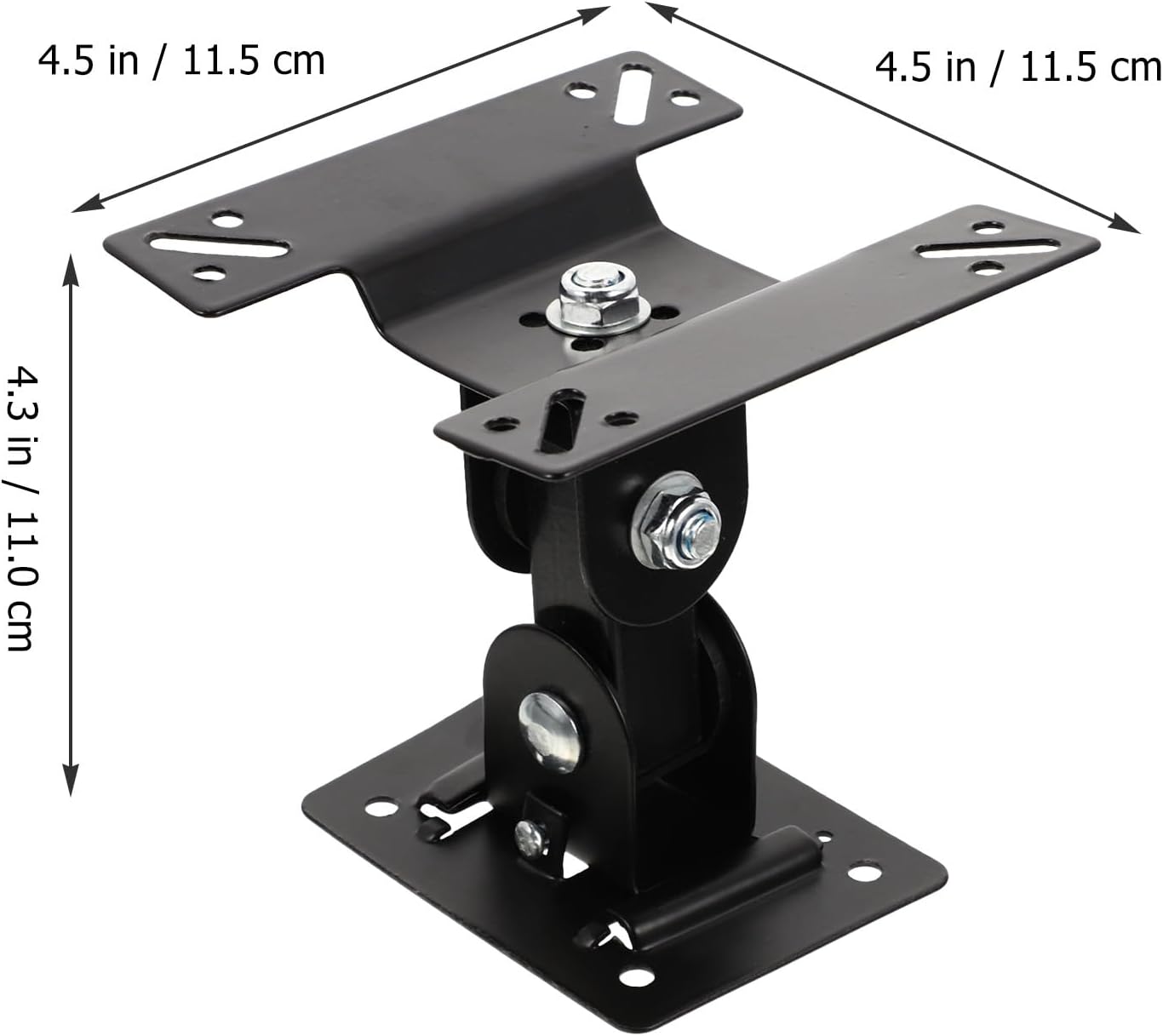 jojofuny 14-27 Inch Wall Mounted Monitor Mount Bracket Metal Rotation Swivel LCD Tv Stand for Home Office Flat Screen
