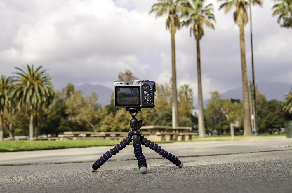ARKON CMPTRI Mounts Mini Tripod Camera Mount | Content Creation & Live Streaming | Flexible Tripod Arms | Compatible