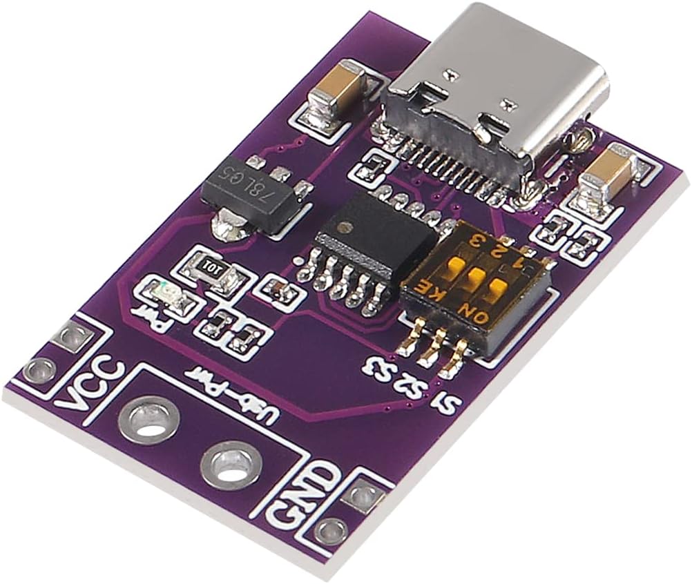 DWEII 10-Pack PD2.0 PD3.0 Type-C QC AFC to DC Spoof Scam Fast Charge Trigger Polling Detector USB-PD Notebook Power