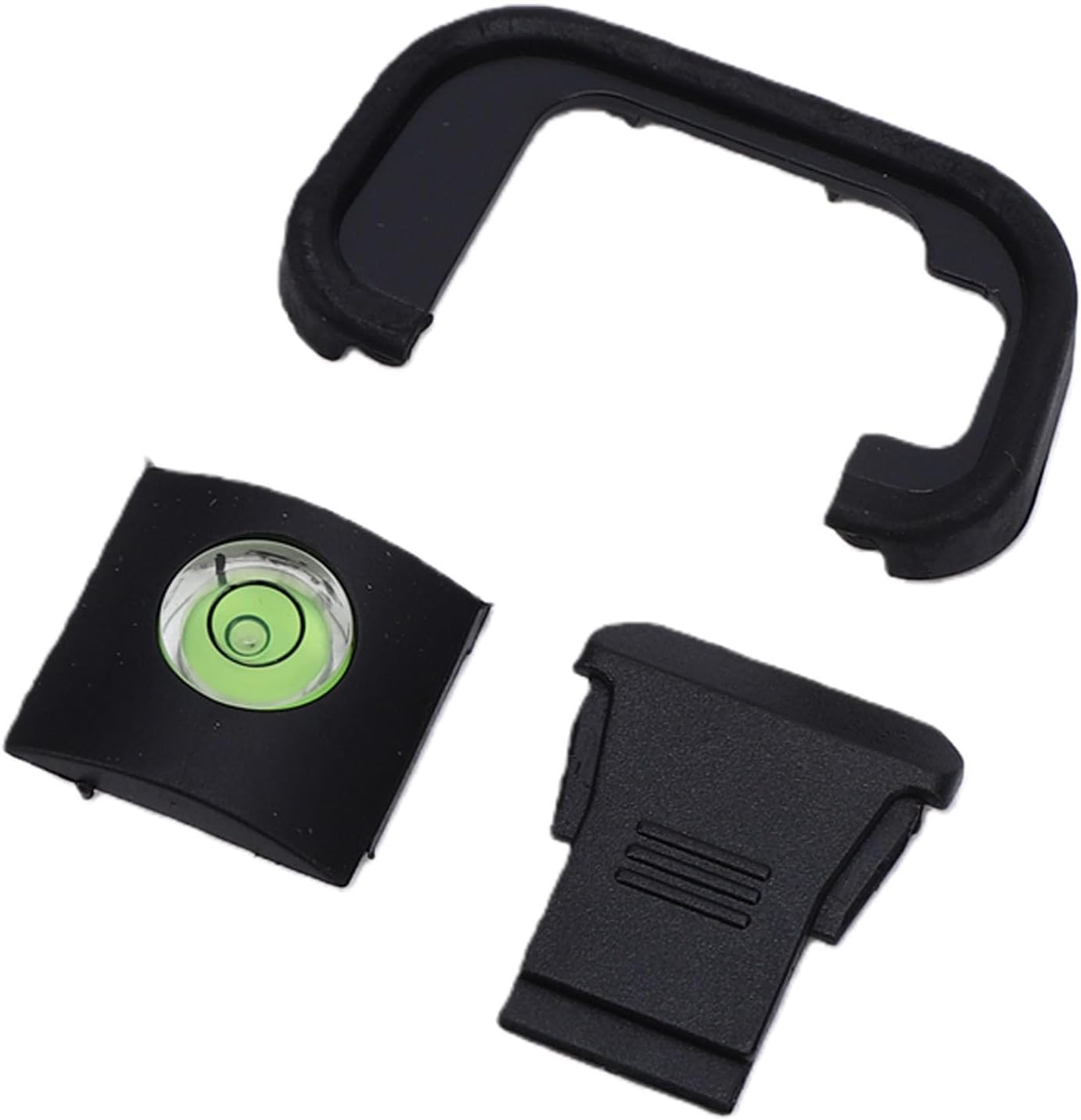Akozon R8 Viewfinder Eyecup Fit for RP Camera Portable Eyepiece Eye Cup with Hot Shoe Cover Hot Shoe Level