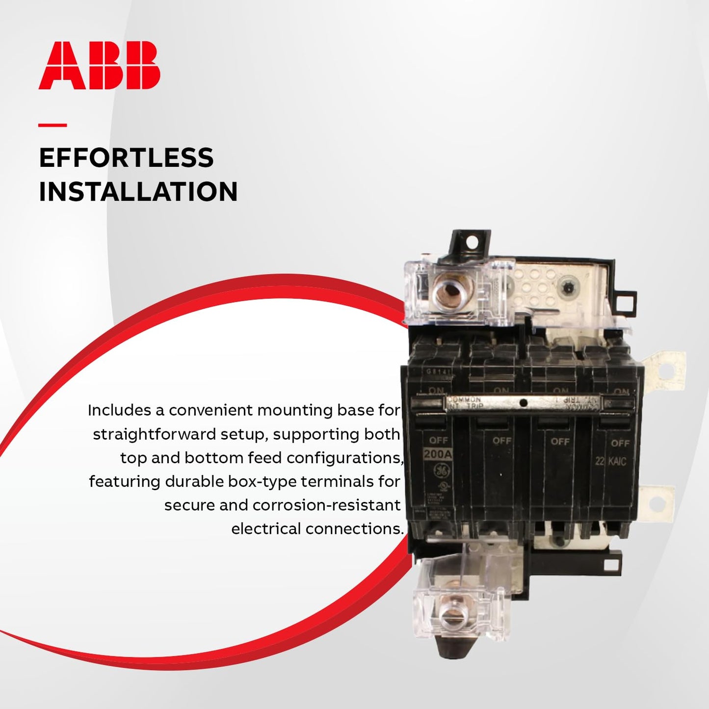 ABB PowerMark Gold 200 Amp Main Circuit Breaker Conversion Kit