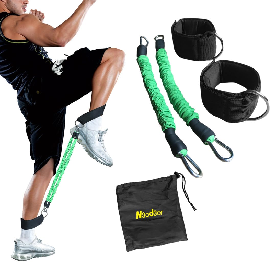 N3od3er Ankle Resistance Training Speed and Agility Training Tool Ankle Resistance Bands for Football Basketball Taekwondo Yoga Boxing Soccer Kick Boxing Thai Punch Karate Running