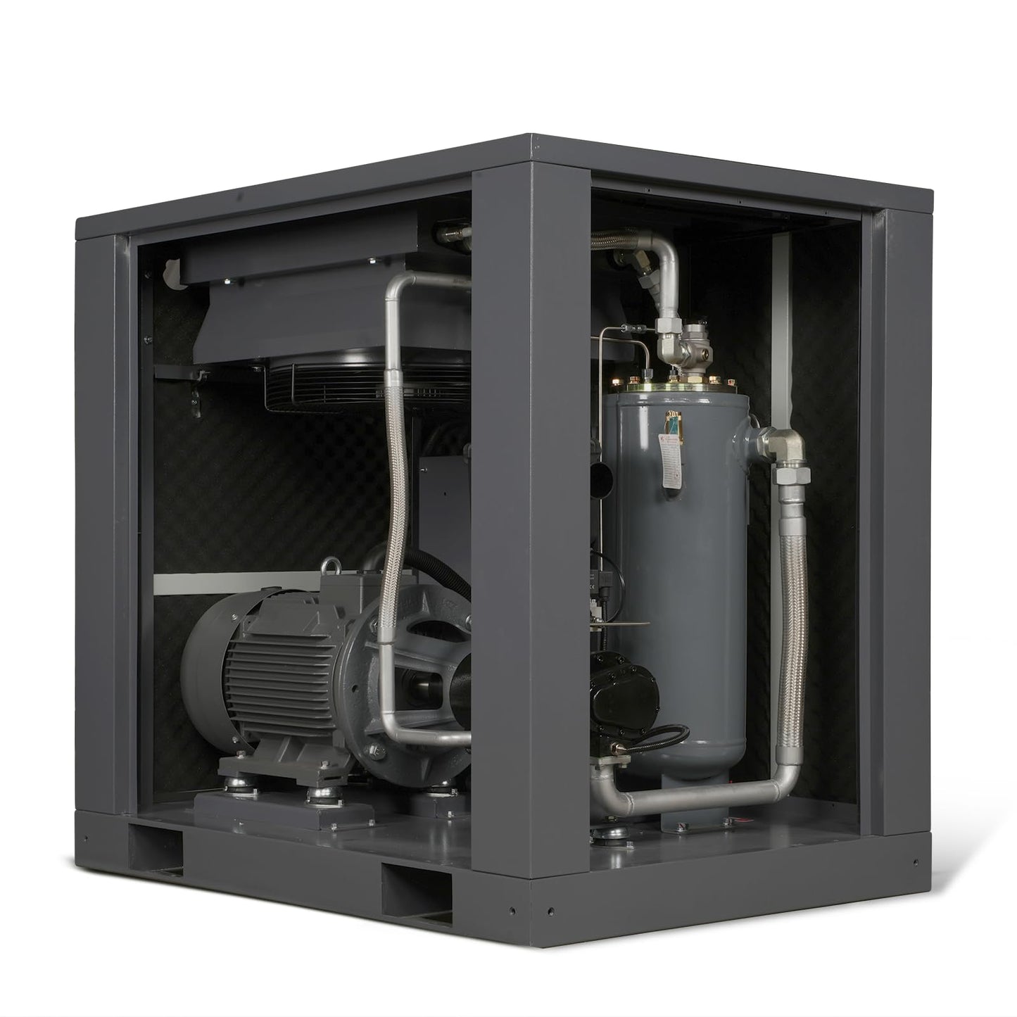 MechMaxx 106CFM Industrial Rotary Screw Air Compressor 30HP 116PSI 460V 3Phase Industrial-Grade,Model M30AC460