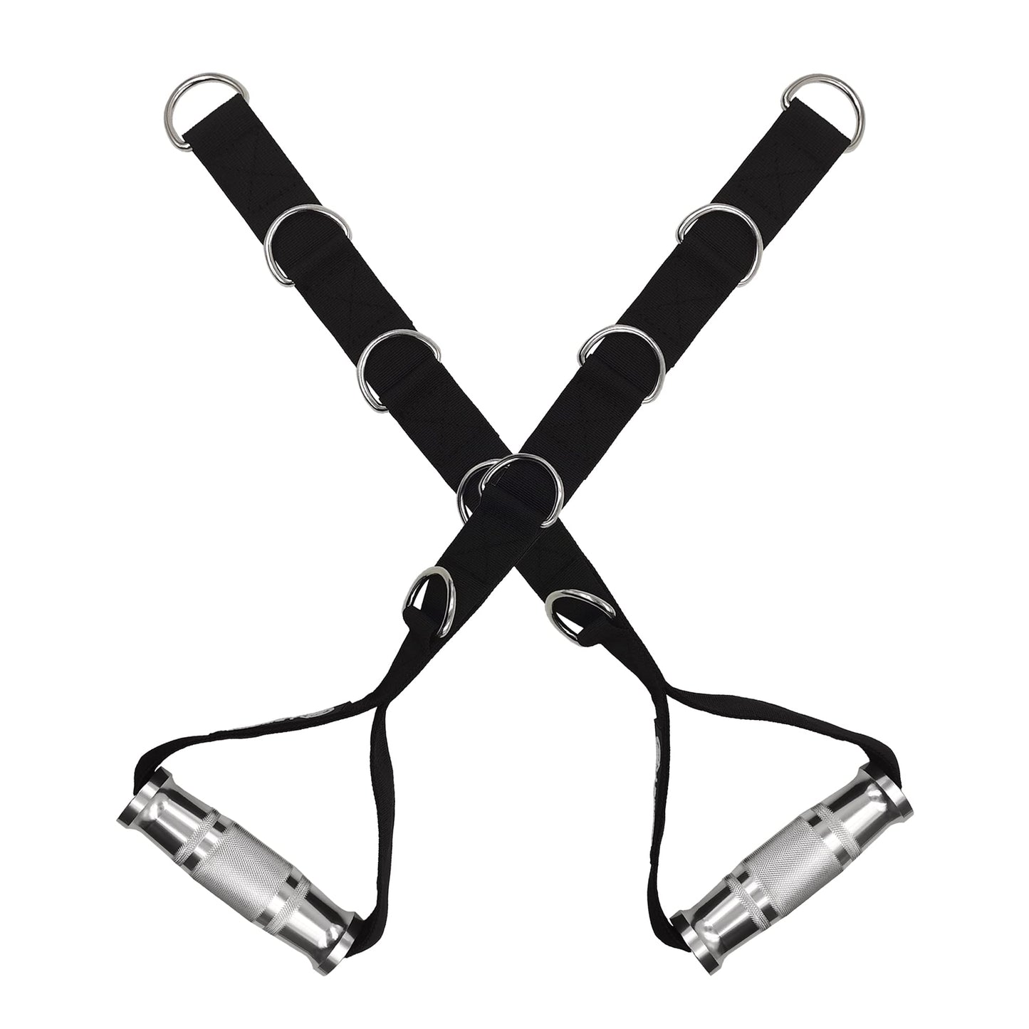 J Bryant Fitness Metal Gym Handles Multi D-Ring Handle Heavy Duty Aluminum Alloy Handle Grips Durable Workout Handles for Pulley LAT Pull Down System