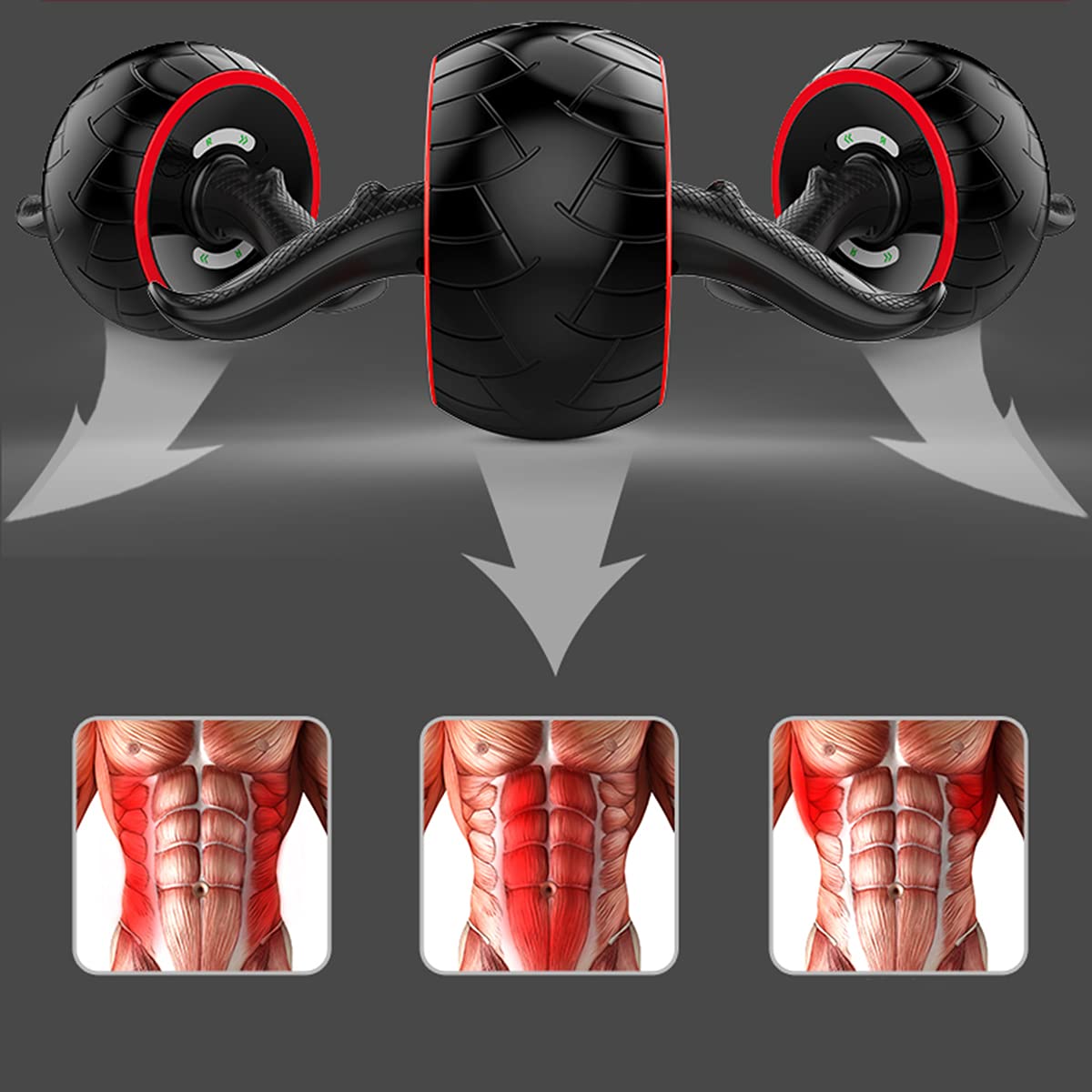 TOSAMC Ab Roller Wheel-Abs Workout Equipment for Abdominal Core Exercise at Home,Gym