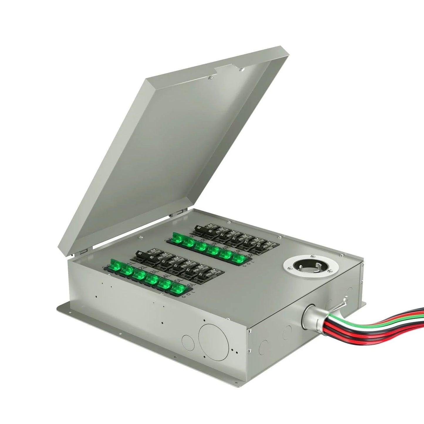 Nature's Generator Manual Transfer Switch 12-Circuits 120/240V 50A Non-Automatic UL Power Transfer Kit (Indoor)