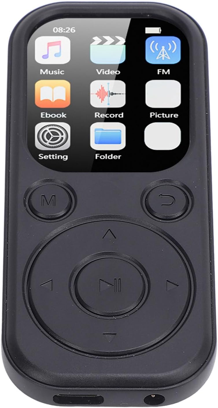 Zopsc MP3 2.01 Inch 128GB (32GB Bluetooth Player, HiFi Sound Portable Music Player with Screen, Stylish