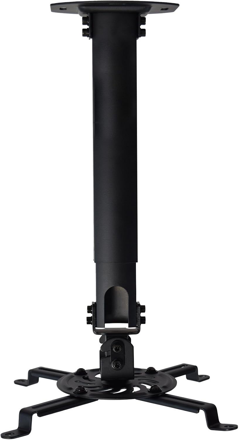VIVO 12.5 inch 1.5 inch MOUNT-VP02B Extending Ceiling Projector Mount, Height Adjustable Projection, Up to Mounting