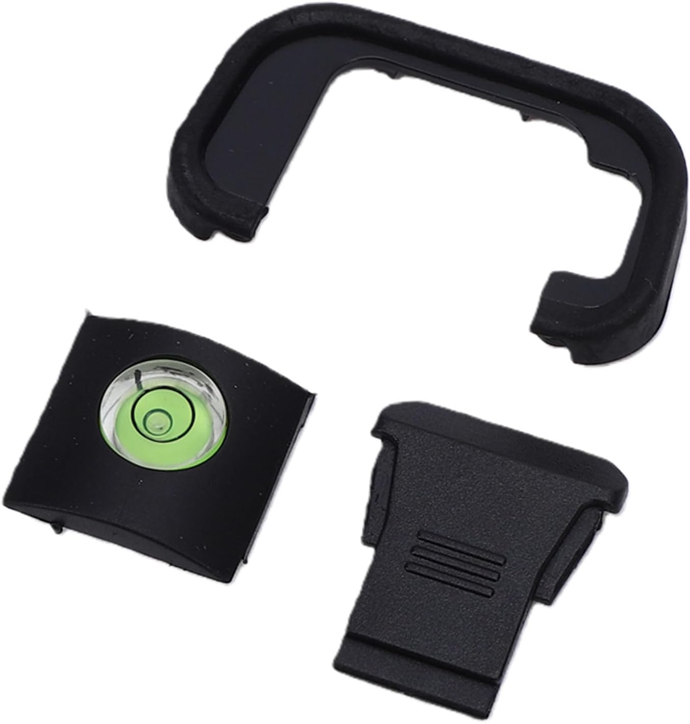 Akozon R8 Viewfinder Eyecup Fit for RP Camera Portable Eyepiece Eye Cup with Hot Shoe Cover Hot Shoe Level