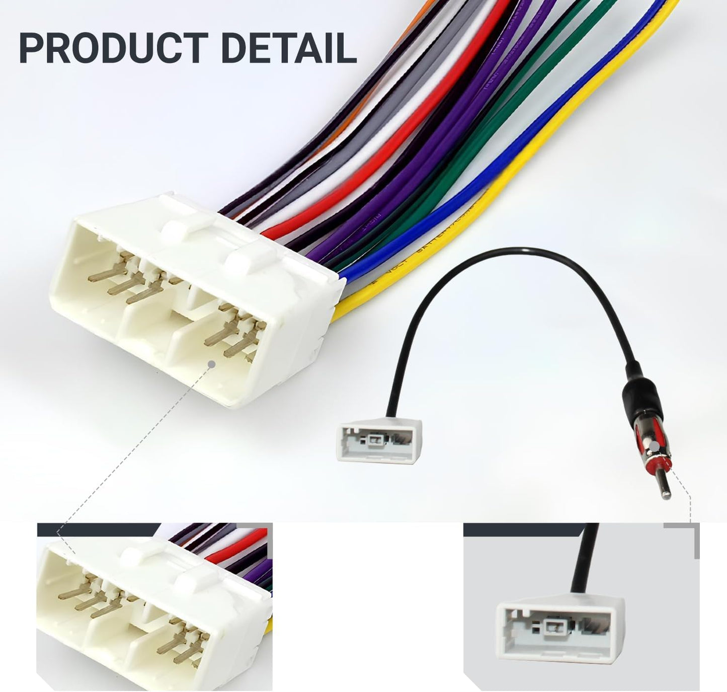 YYTQP 1997-2008 Radio Wiring Harness Connector, Antenna Adapter Compatible with Subaru Outback WRX Impreza Forester