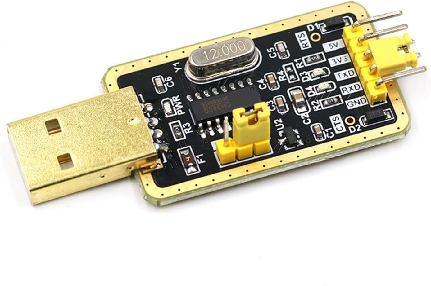 Montesy CH340G RS232 USB to TTLs Module for to Serials Port Converters with Firmware Cable