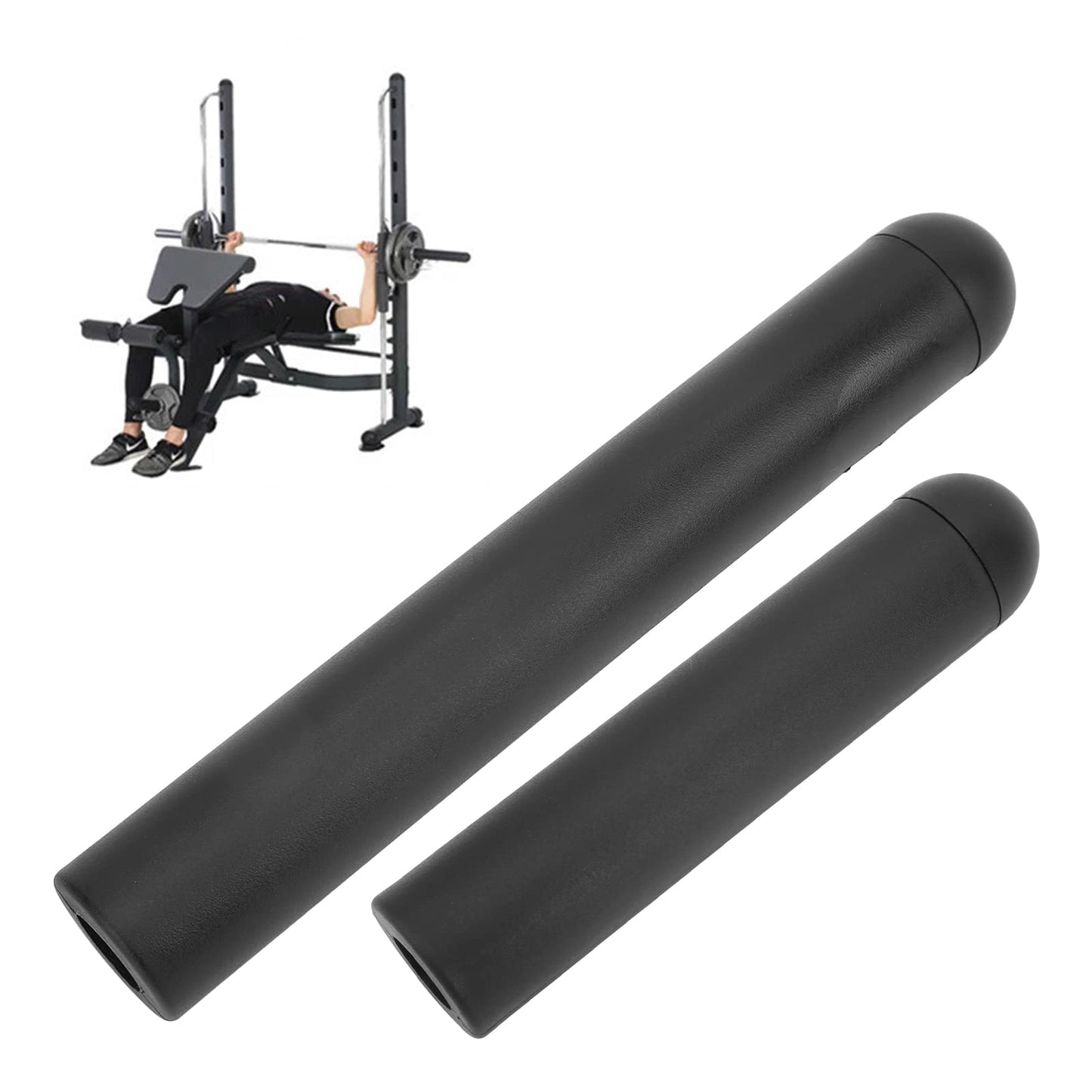 Yuecoom Barbell Bar Adapter Sleeve Convert, Sleeve Olympic Adapter Sleeves, Dumbbell Convert 0.98in to 1.97in Post Sleeve for Weightlifting Bed(230mm)